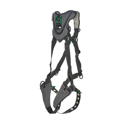 MSA V-FLEX Harness w/Back & Front D-Rings - Tongue Buckle Leg Straps - Extra Small - 10211320