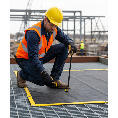 Eagle Industries Drop Object Mat 3' x 8' Black FR - DOM-0308-FR