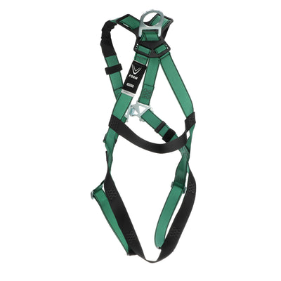 MSA V-FORM Harness w/Back D-Ring - Qwik-Fit Leg Straps - Extra Large - 10197197