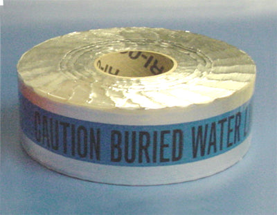 DETECTABLE UNDERGROUND TAPE - CAUTION BURIED WATER LINE BELOW