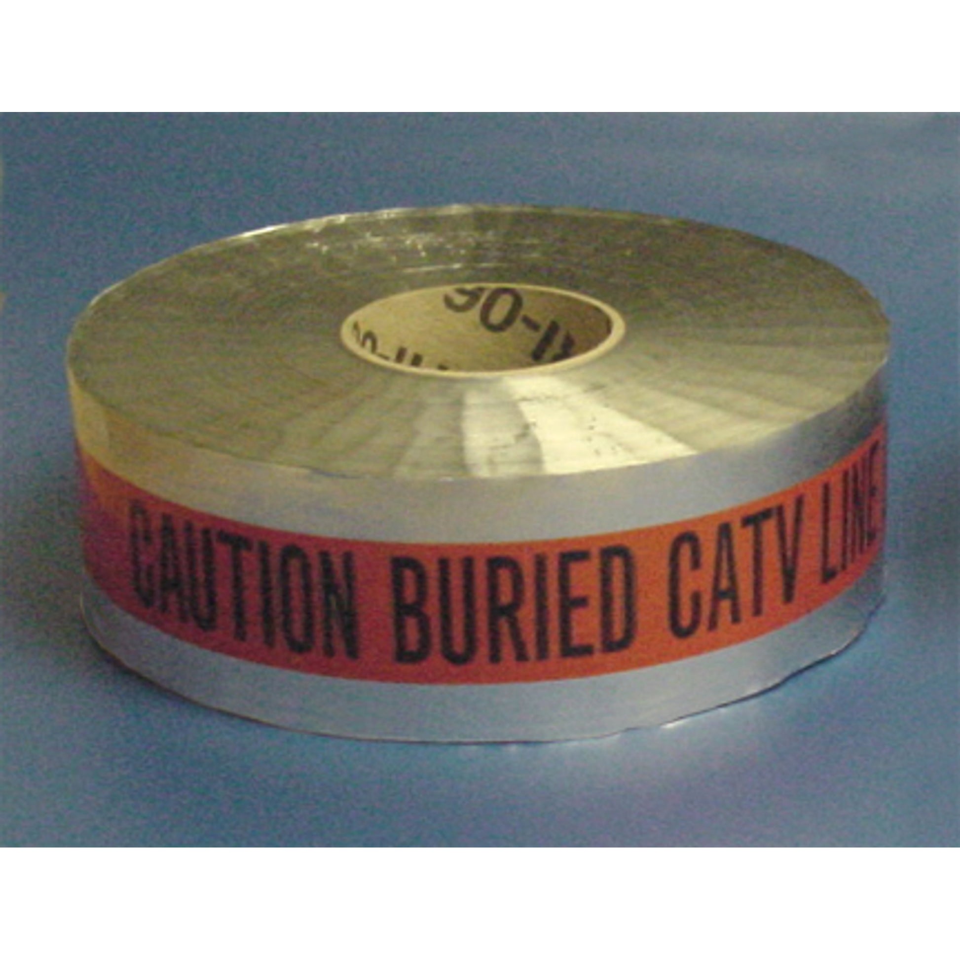 DETECTABLE UNDERGROUND TAPE - CAUTION BURIED CATV LINE BELOW - DETECTABLE UNDERGROUND TAPE - CAUTION BURIED CATV LINE BELOW, 3”X1M’,