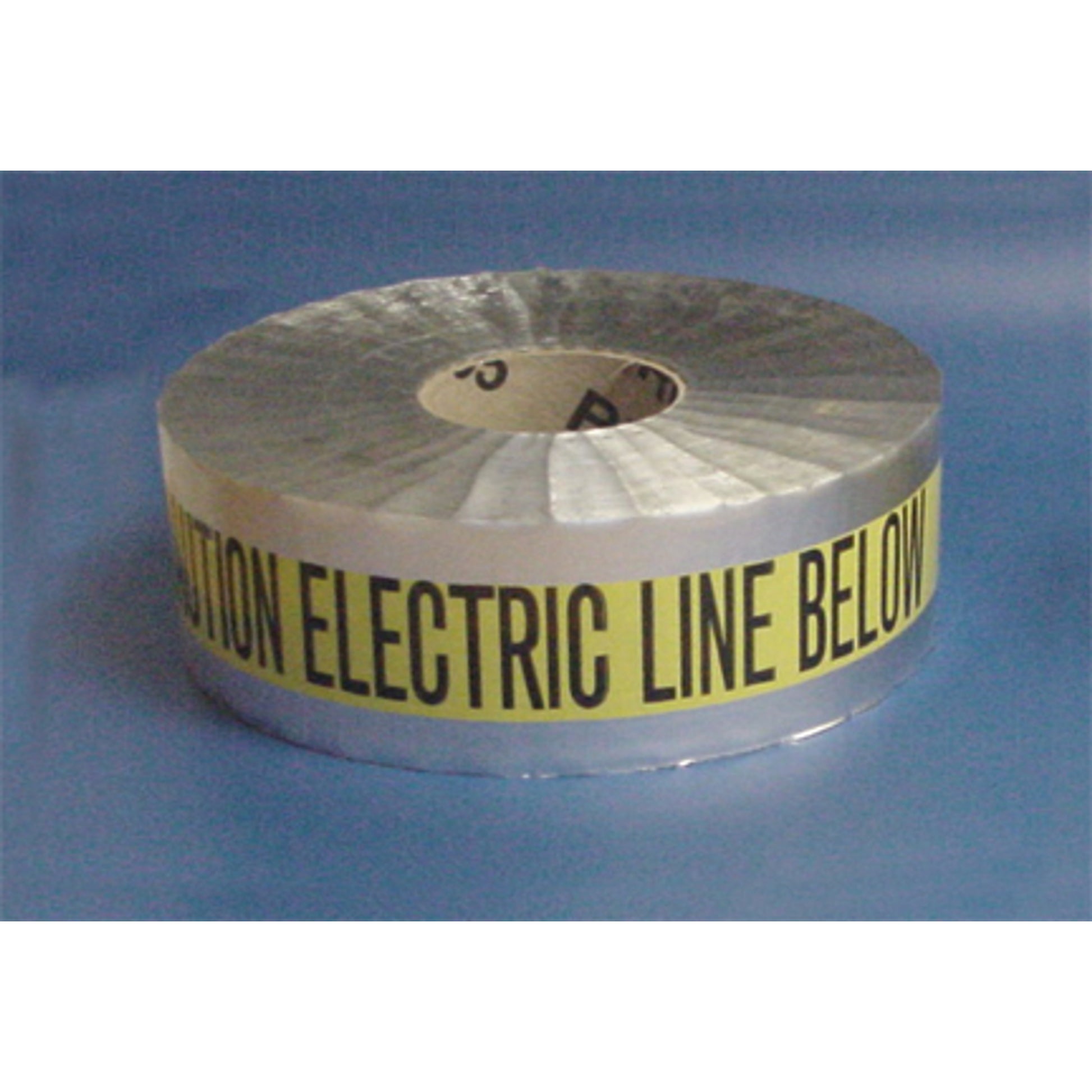 DETECTABLE UNDERGROUND TAPE - CAUTION ELECTRIC LINE BELOW - DETECTABLE UNDERGROUND TAPE - CAUTION ELECTRIC LINE BELOW, 2”X1M’,