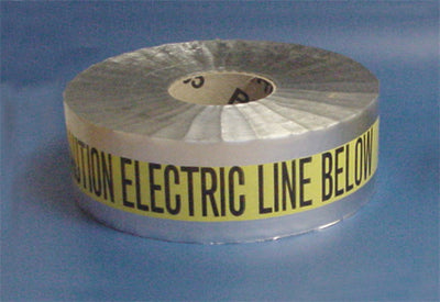 DETECTABLE UNDERGROUND TAPE - CAUTION ELECTRIC LINE BELOW