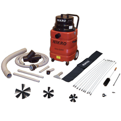 Nikro Dryer Vent HEPA Vacuum w/Tool Kit & Rotary Brush Kit - DVK200