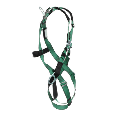 MSA V-FORM Harness w/Back & Side D-Rings - Qwik-Fit Leg Straps - Extra Large - 10197231