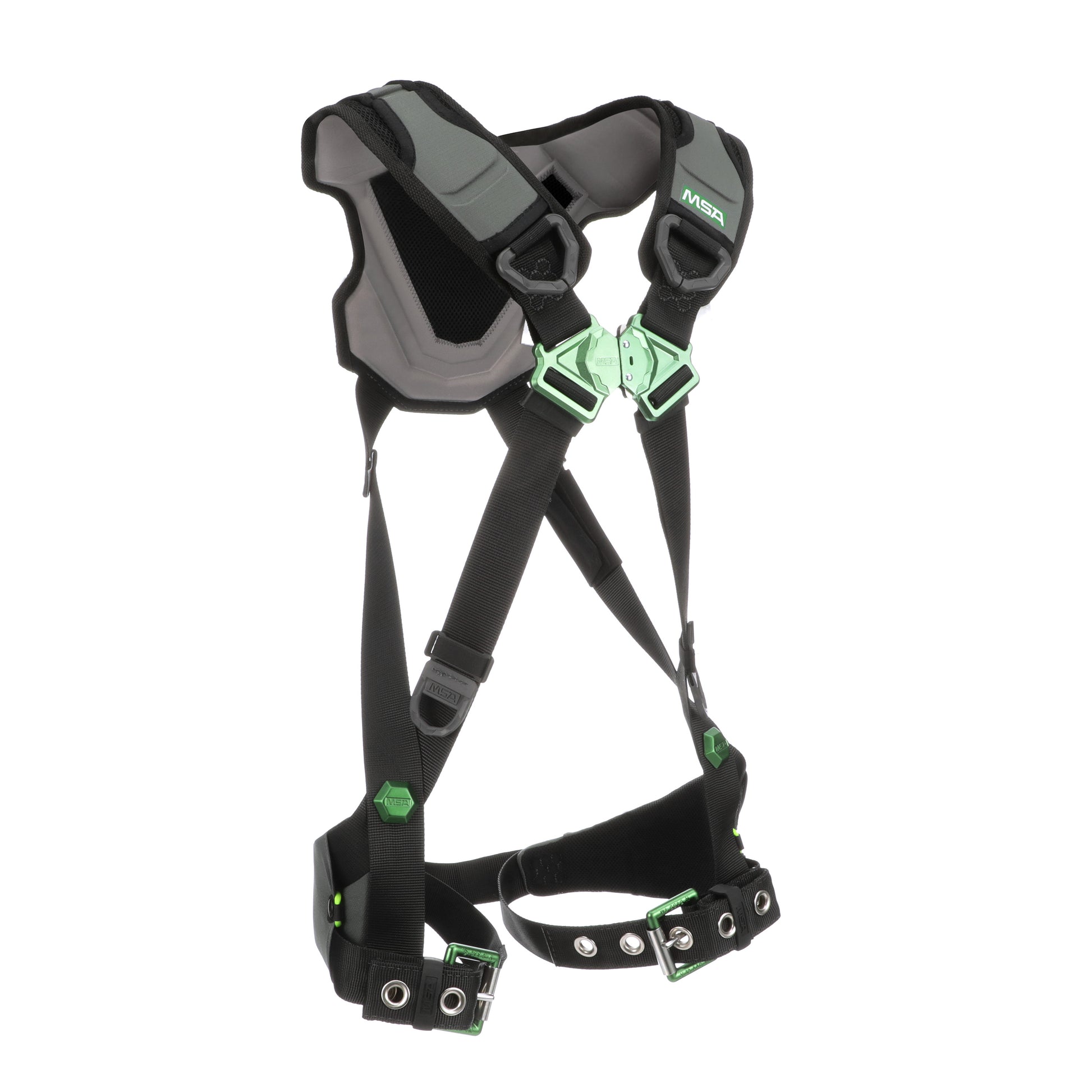 MSA V-FLEX Harness w/Back D-Ring - Tongue Buckle Leg Straps - Extra Small - 10239983