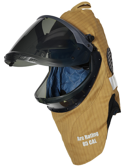 Enespro 65 cal Arc Flash Lift Front Hood with Vents - EN653HKVKH02AL