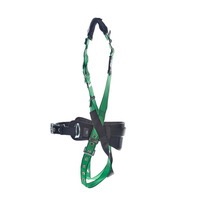 MSA V-FORM Construction Harness w/Back & Side D-Rings - Tongue Buckle Leg Straps Quick Connect Chest Buckle - Shoulder Padding - Standard - 10207734