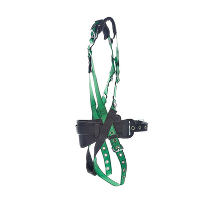 MSA V-FORM Construction Harness w/Back & Side D-Rings - Tongue Buckle Leg Straps Quick Connect Chest Buckle - Shoulder Padding - Standard - 10207734