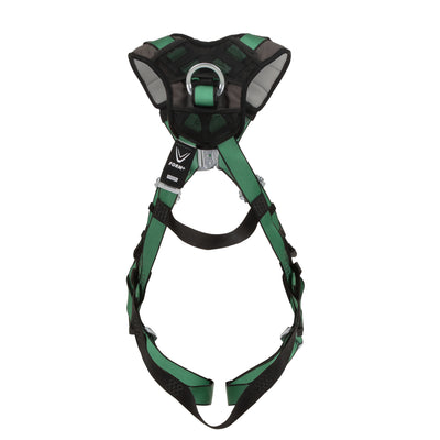 MSA V-FORM+ Harness w/Back & Front D-Rings - Tongue Buckle Leg Straps - Extra Small - 10206092