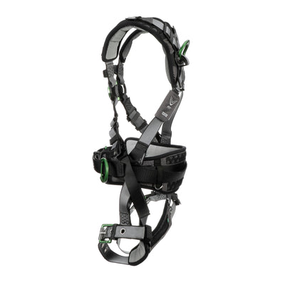 MSA V-FIT Construction Harness w/Back & Side D-Rings - Tongue Buckle Leg Straps - Shoulder & Leg Padding - Standard - 10195181