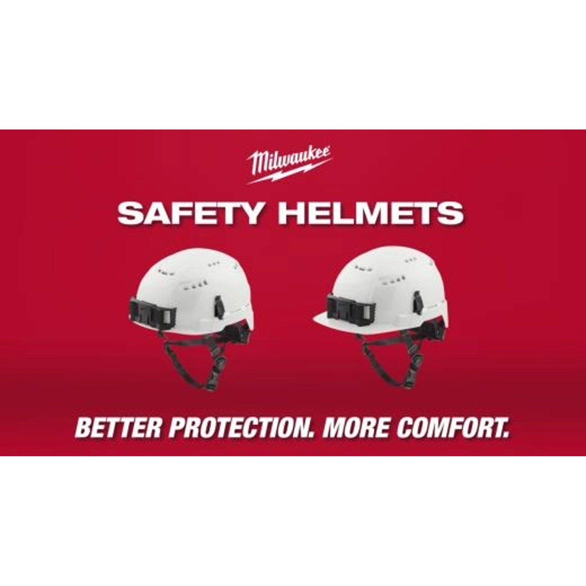 Milwaukee BOLT Front Brim Safety Helmet Type 2 Vented Class C or Non-Vented Class E - 48-73-132X - Each