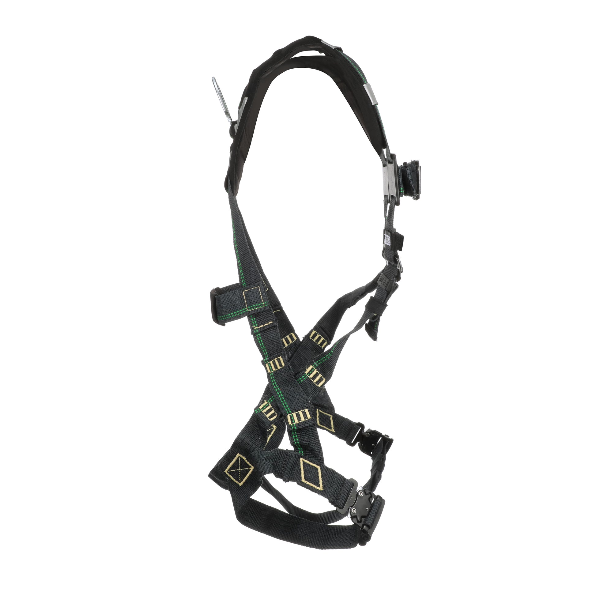 MSA EVOTECH Arc Flash Harness w/Back D-Ring - Quick-Connect leg straps - Shoulder Padding - X-Small (XSM) - 10150143