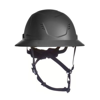 MSA V-Gard H2 Full Brim - Type II Class C Safety Helmet - Vented - Black - 10250582