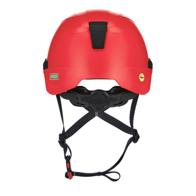 MSA V-Gard H2 Type II Class C Safety Helmet - Mips - Vented - Red - 10242819