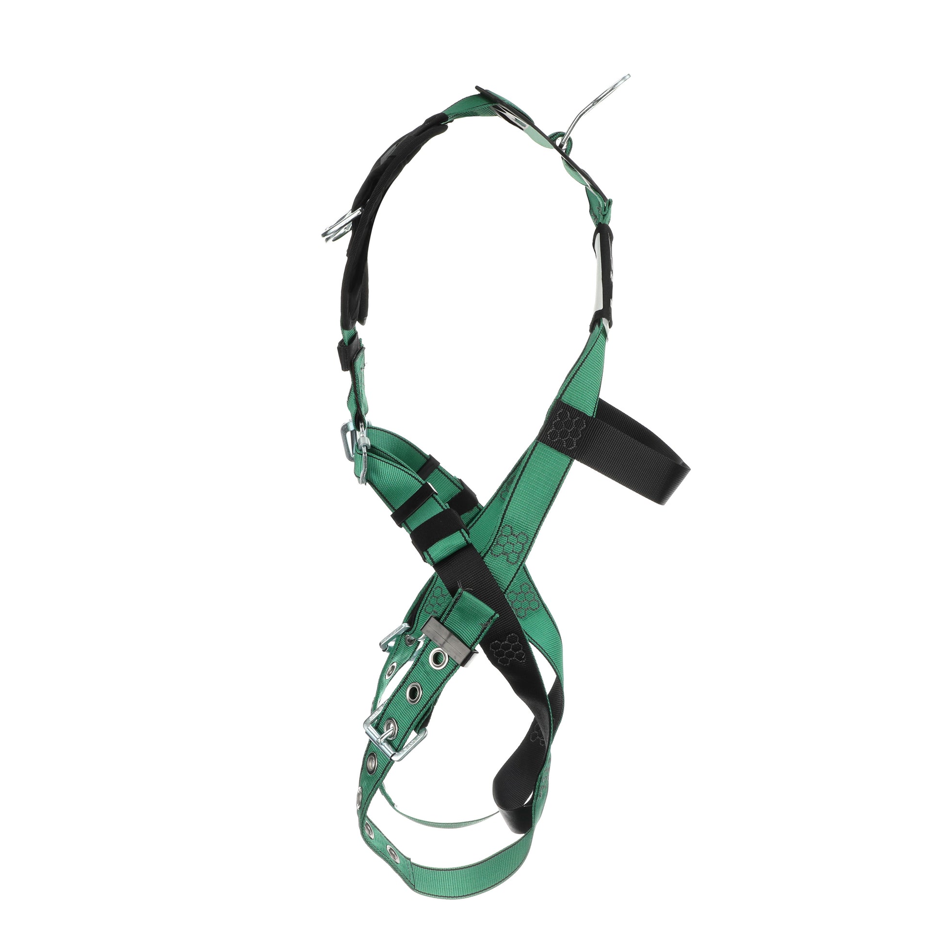 MSA V-FORM Harness w/Back & Shoulder D-Rings - Tongue Buckle Leg Straps - Extra Small - 10197218