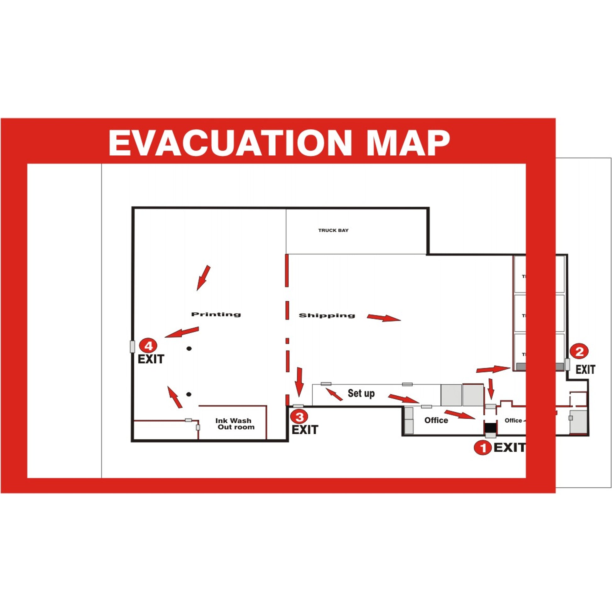 MAP HOLDER FOR 8.5”X11” MAP WITH  2 ADHESIVE STRIPS - MAP HOLDER FOR 8.5”X11” MAP WITH  2 ADHESIVE STRIPS, 10X12, Plastic (.040)