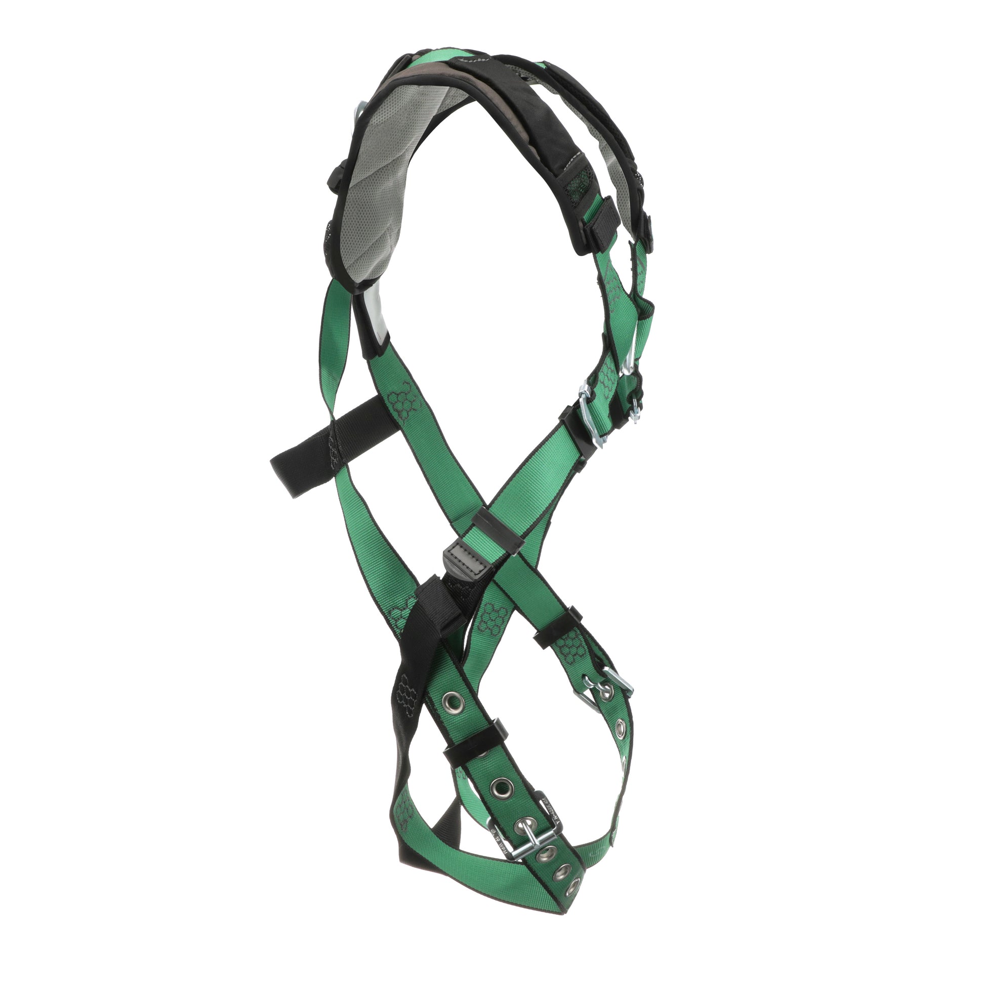 MSA V-FORM+ Harness w/Back & Front D-Rings - Tongue Buckle Leg Straps - Extra Small - 10206092