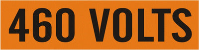 460 VOLTS - PIPE MARKER