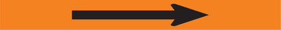 ORANGE WITH BLACK ARROW