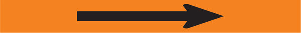 ORANGE WITH BLACK ARROW