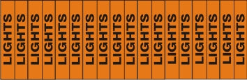 LIGHTS - PIPE MARKER