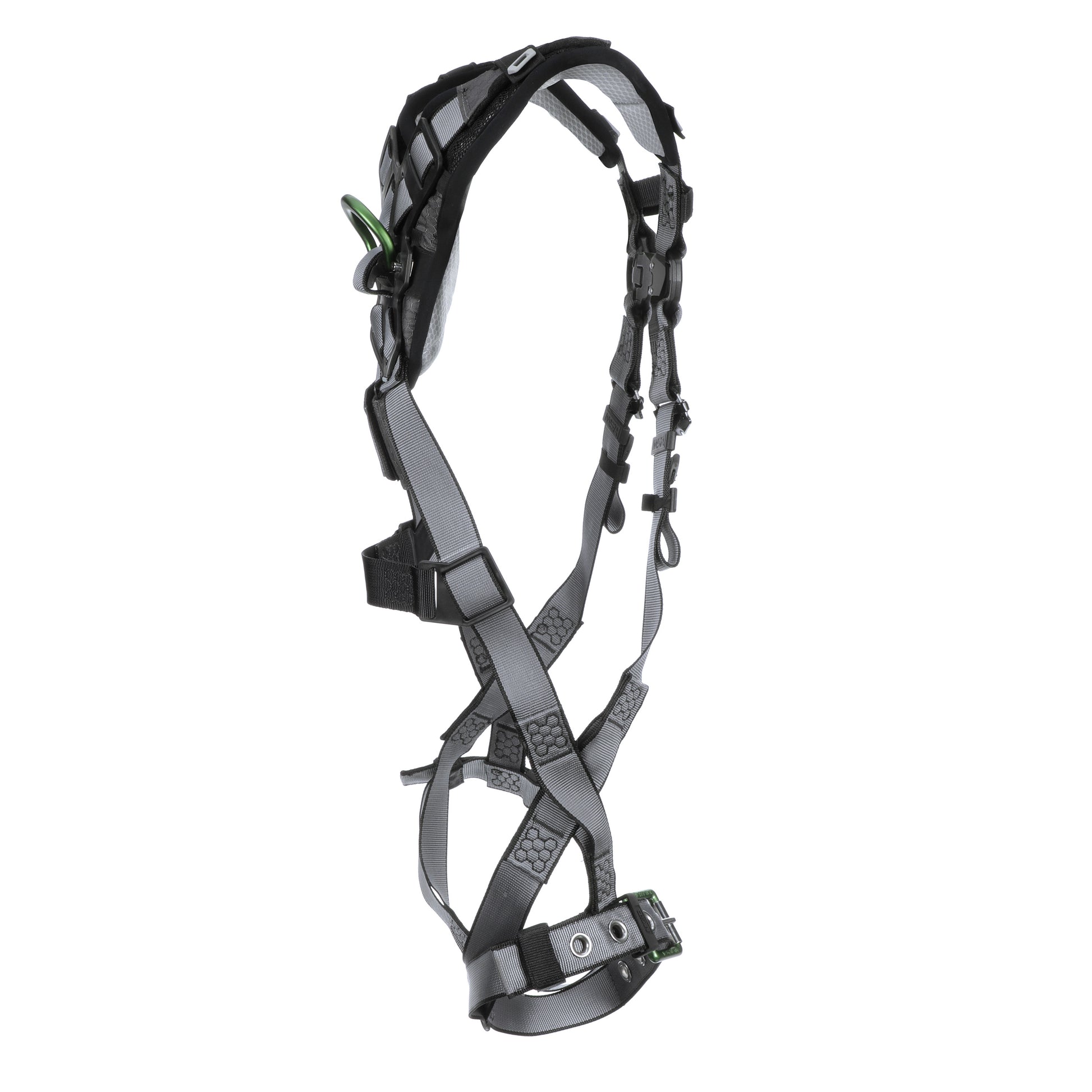 MSA V-FIT Harness w/Back D-Ring - Tongue Buckle Leg Straps - Shoulder & Leg Padding - Super Extra Large - 10194979