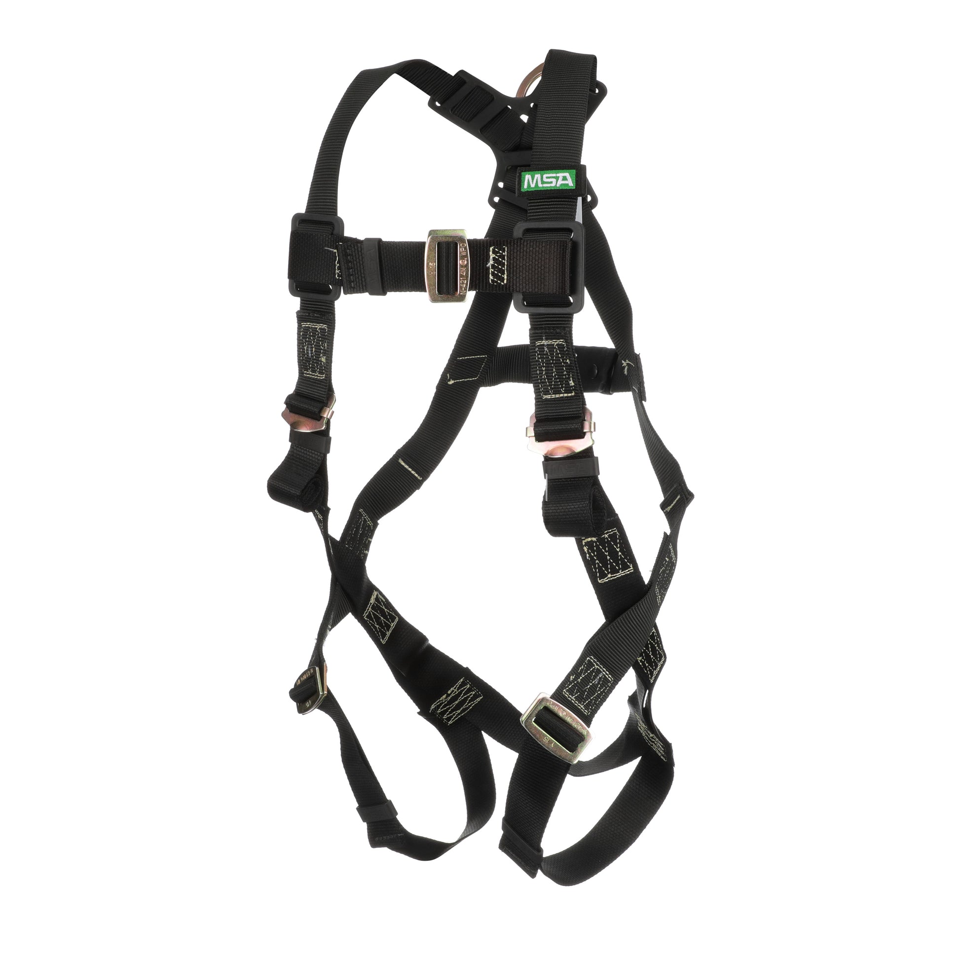 MSA Workman Arc Flash Vest-Style Harness w/Back D-Ring - Tongue Buckle leg straps - Standard (STD) - 10152637