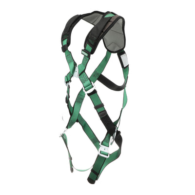 MSA V-FORM+ Harness w/Back & Side D-Rings - Quick Connect Leg Straps - Standard - 10206105