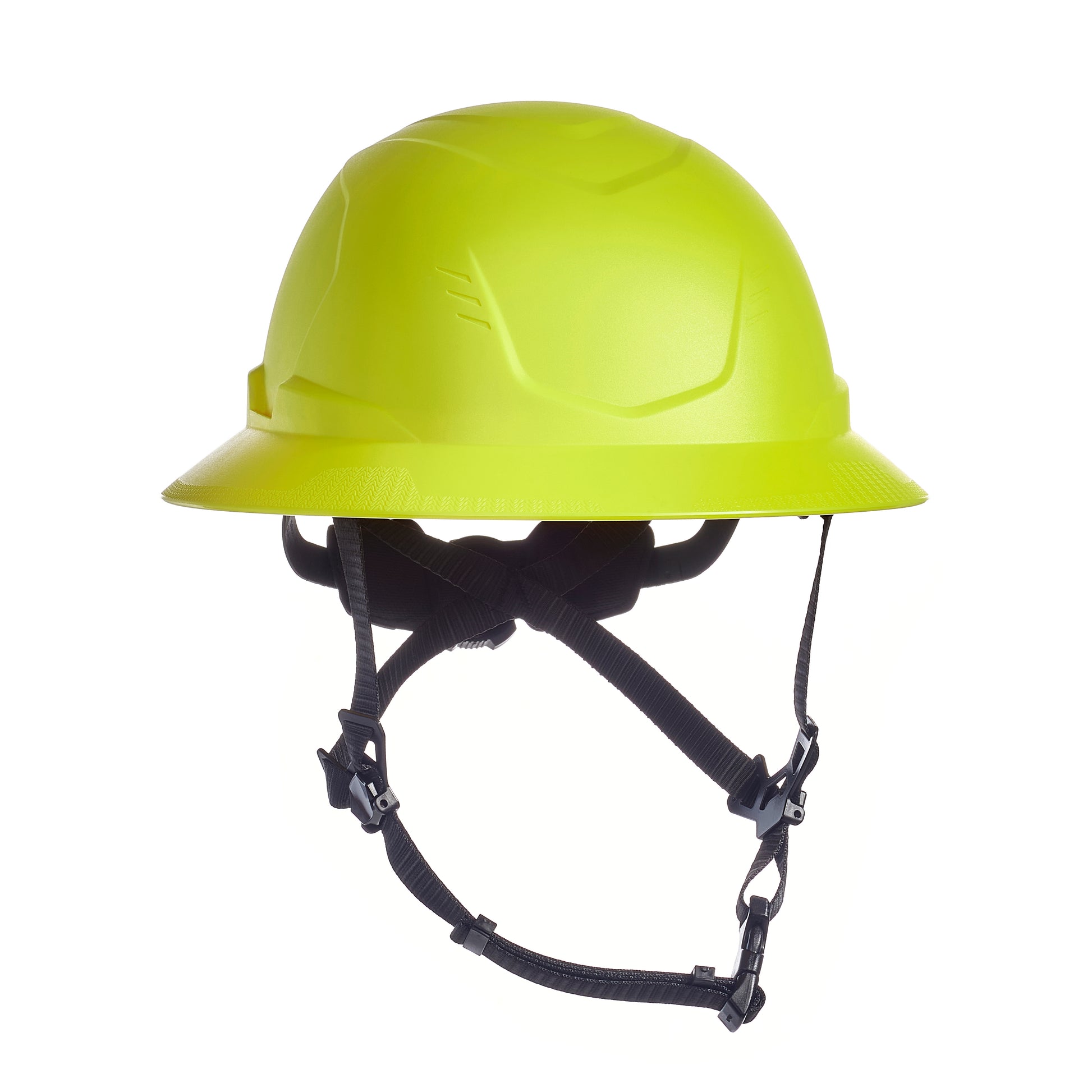 MSA V-Gard H2 Full Brim - Type II Class C - Mips - Safety Helmet - Non-Vented - Hi-Viz Yellow - 10250626