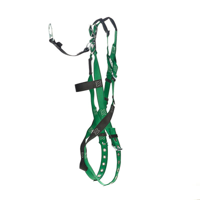 MSA V-FORM Harness w/Back D-Ring with D-Ring Extender - Tongue Buckle Leg Straps Quick Connect Chest Buckle - Extra Small - 10208274