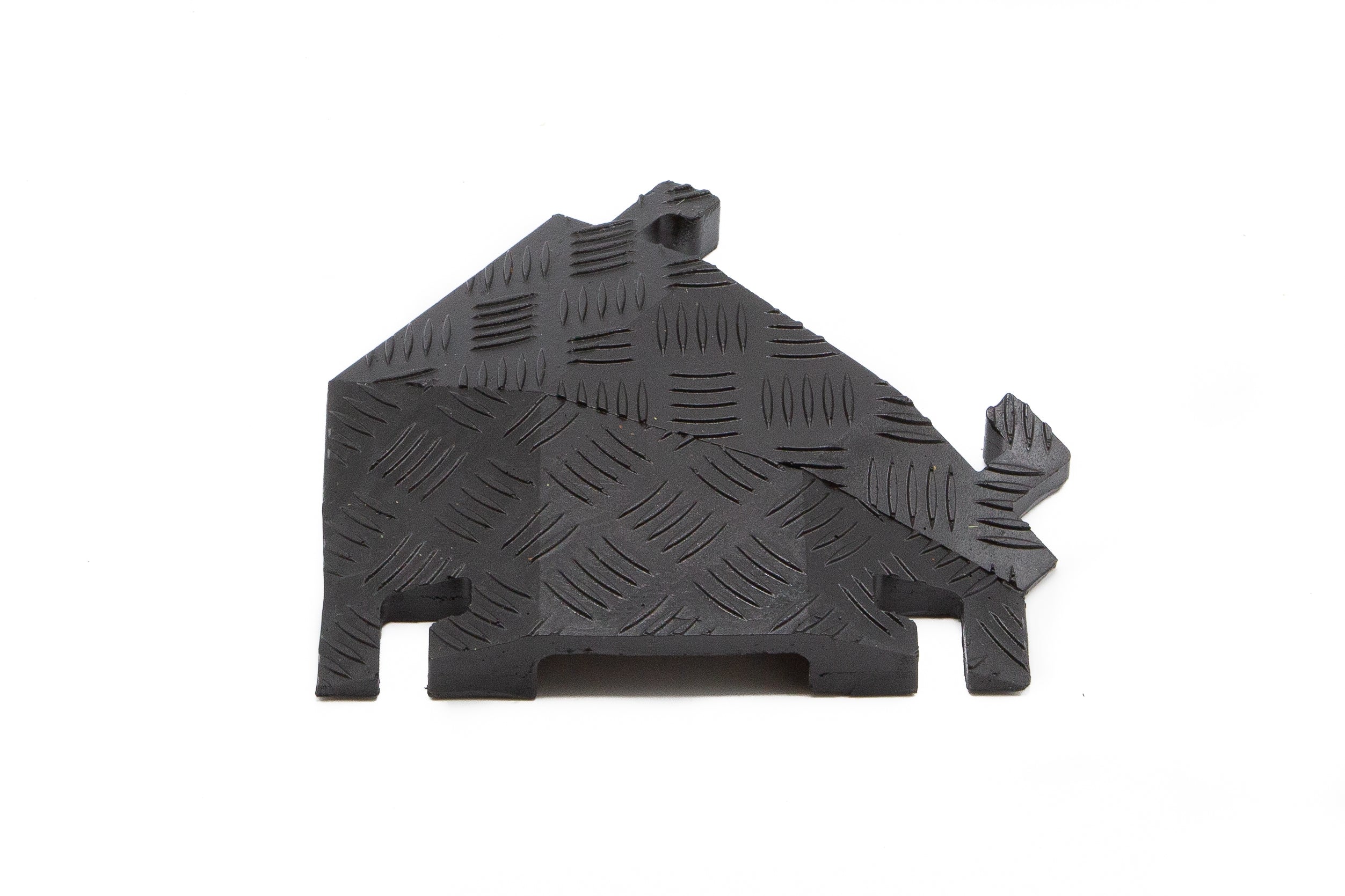 Cable Protector - Fastlane - 1-Ch - 1" - 45 Degree Right Turn - L-Conn - Black - 4 - 200 Lb Load - FL45RT1X4-B