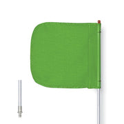 Warning Whip - General Purpose - 10' - Non-Lighted - 12" Green Flag - Plain - Quick Disconnect - FS10-QD-G