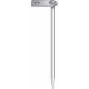 Warning Whip Steel Stake Mount - Bright Zinc Finish - FS7050