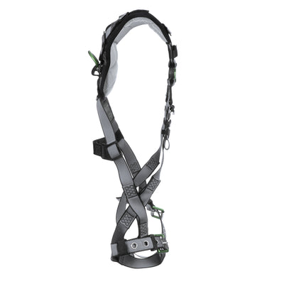 MSA V-FIT Harness w/Back D-Ring - Tongue Buckle Leg Straps - Shoulder & Leg Padding - Extra Small - 10194976