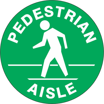 PEDESTRIAN AISLE PICTO FLOOR DECAL GLOW