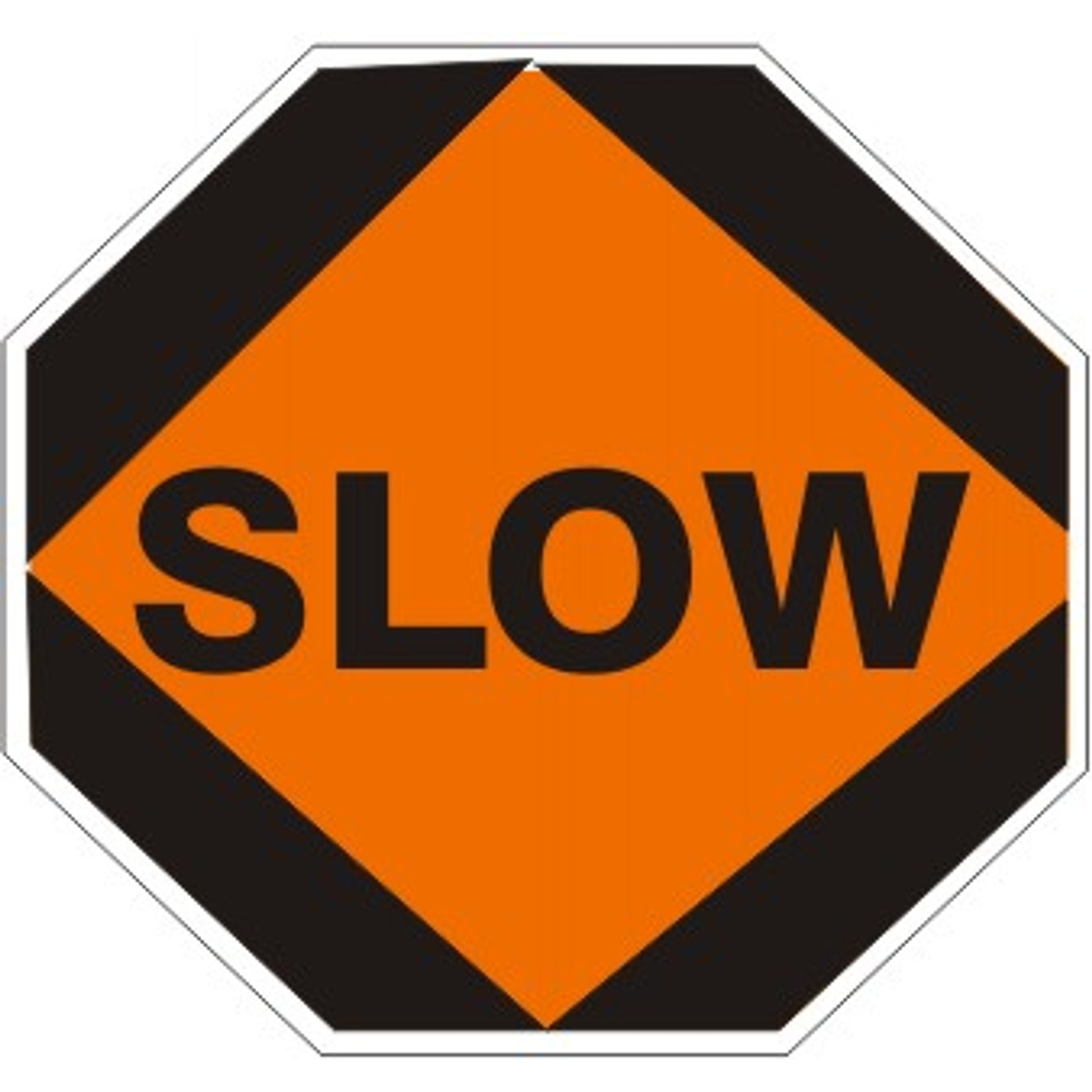 SLOW FLOOR DECAL - SLOW FLOOR DECAL, 17x17, Anti-Slip