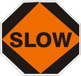 SLOW FLOOR DECAL