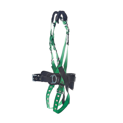 MSA V-FORM Construction Harness w/Back & Side D-Rings - Tongue Buckle Leg Straps Quick Connect Chest Buckle - Shoulder Padding - Standard - 10207734