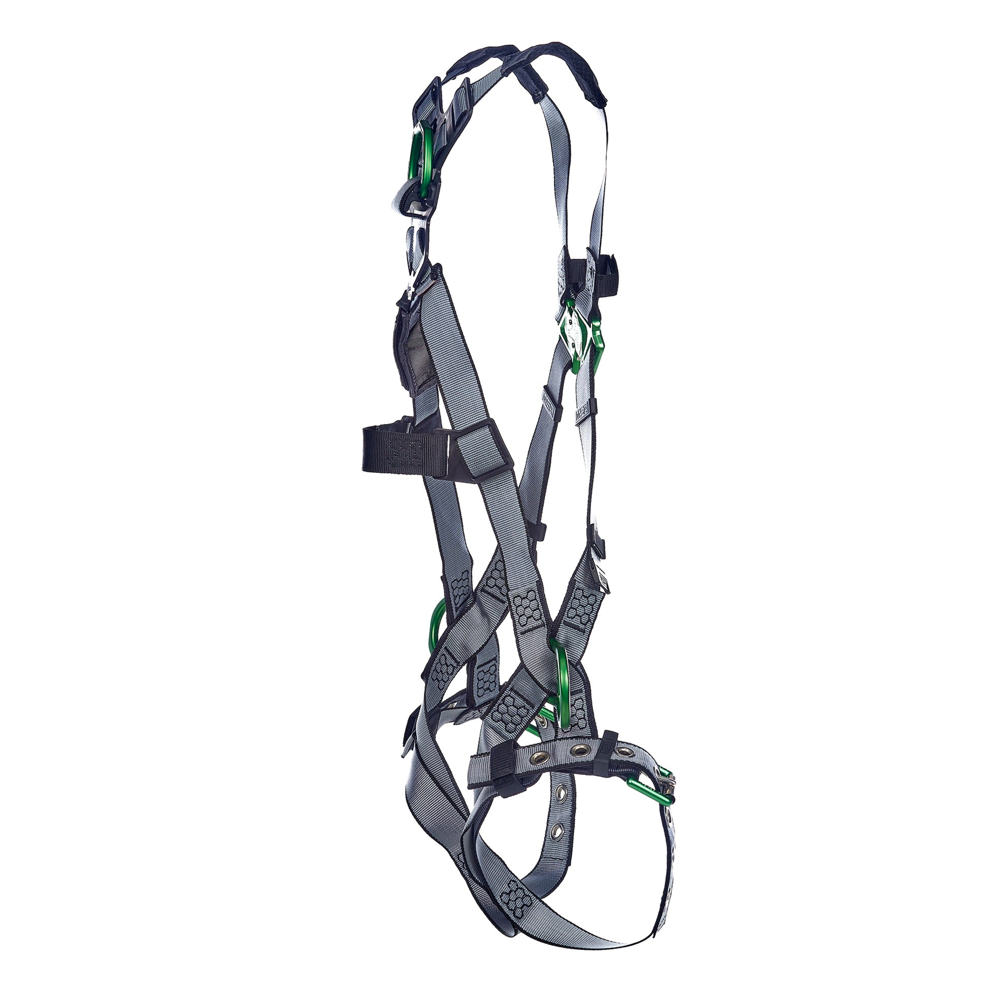 MSA V-FIT Harness w/Back & Side D-Rings - Tongue Buckle Leg Straps - Extra Large - 10195111
