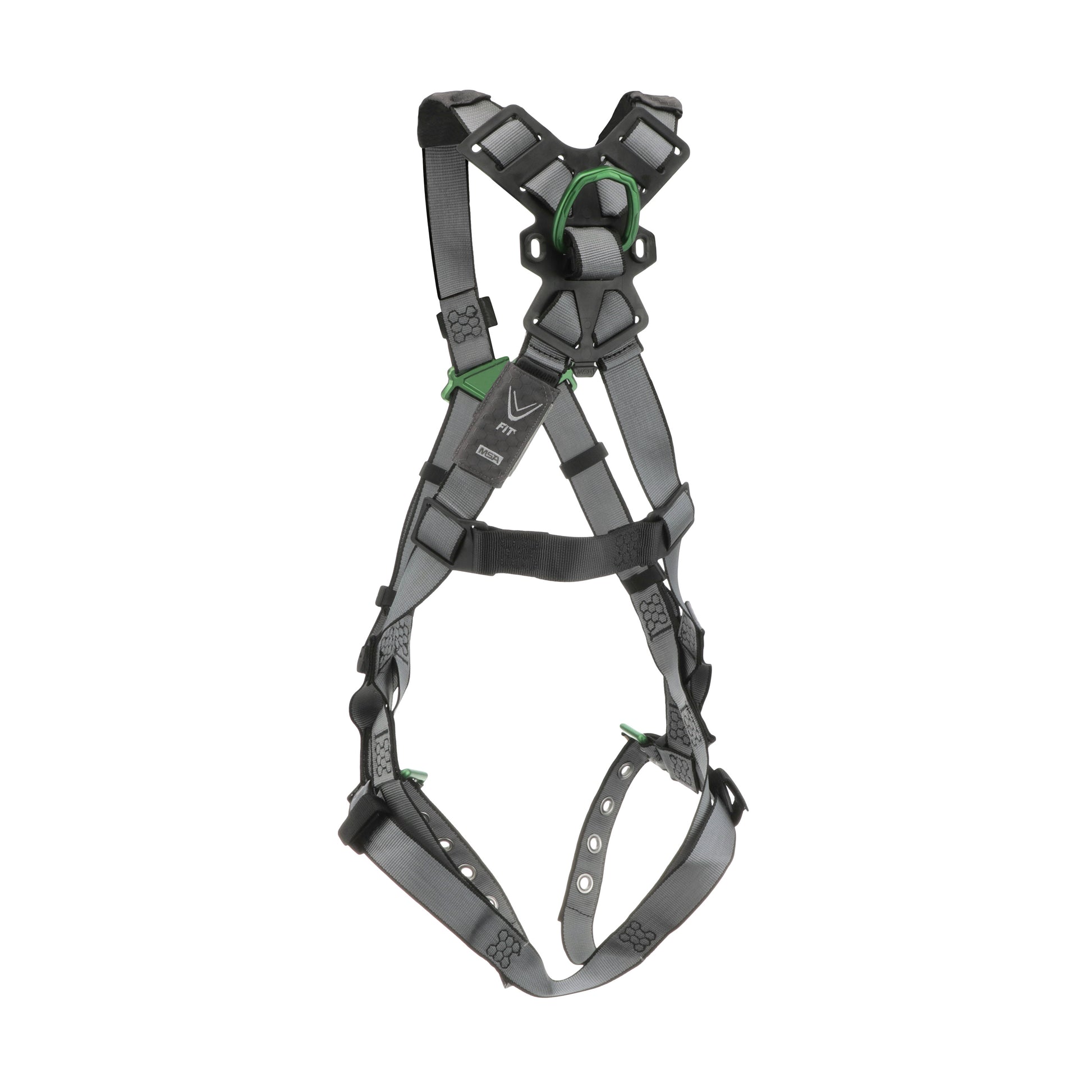 MSA V-FIT Harness w/Back D-Ring - Tongue Buckle Leg Straps - Standard - 10195092