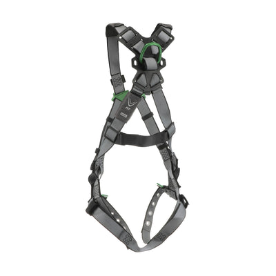 MSA V-FIT Harness w/Back D-Ring - Tongue Buckle Leg Straps - Standard - 10195092