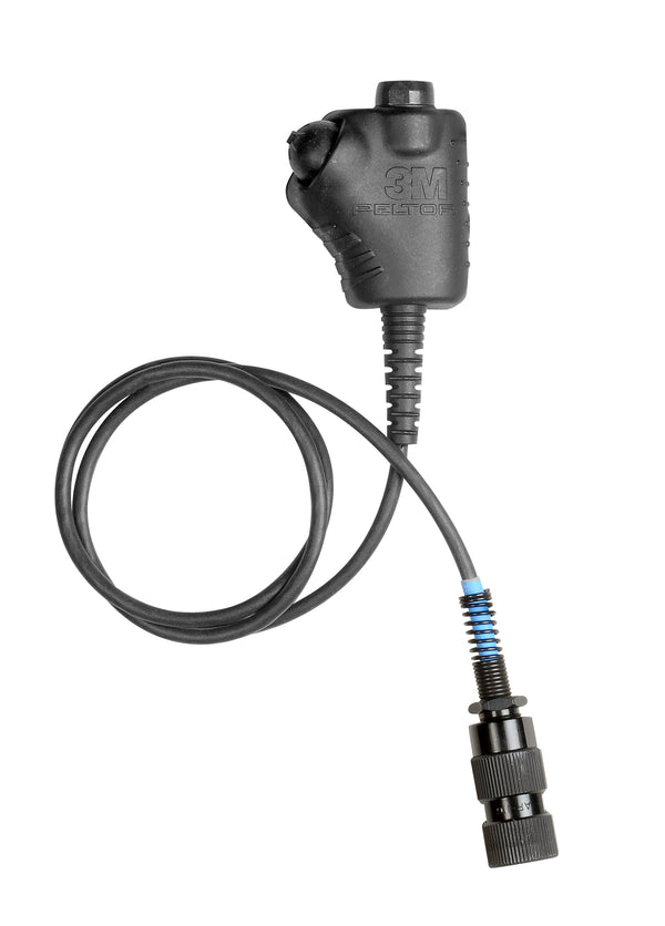3M PELTOR - NATO Wired 6-Pin Small PTT Adapter - FL4040-02