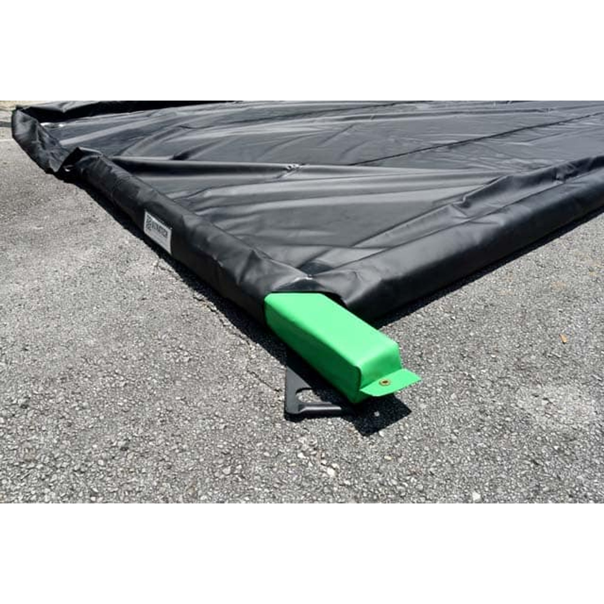 UltraTech International Containment Berm Foam Wall Plus Berm 10' x 30' 24 mil PVC Black - 8961