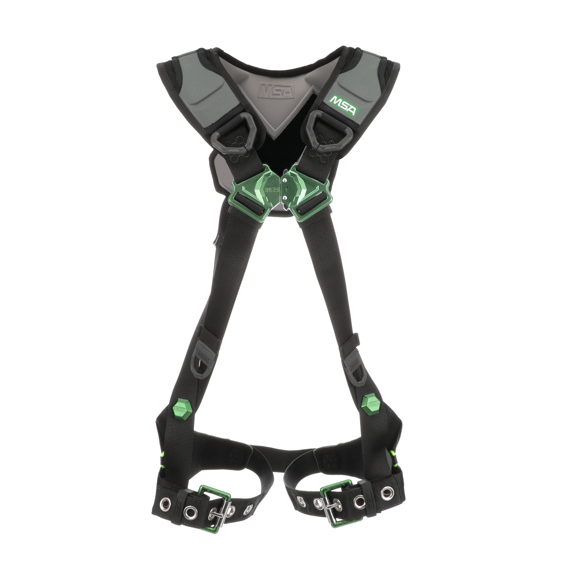 MSA V-FLEX Harness w/Back D-Ring - Tongue Buckle Leg Straps - Extra Large - 10239985