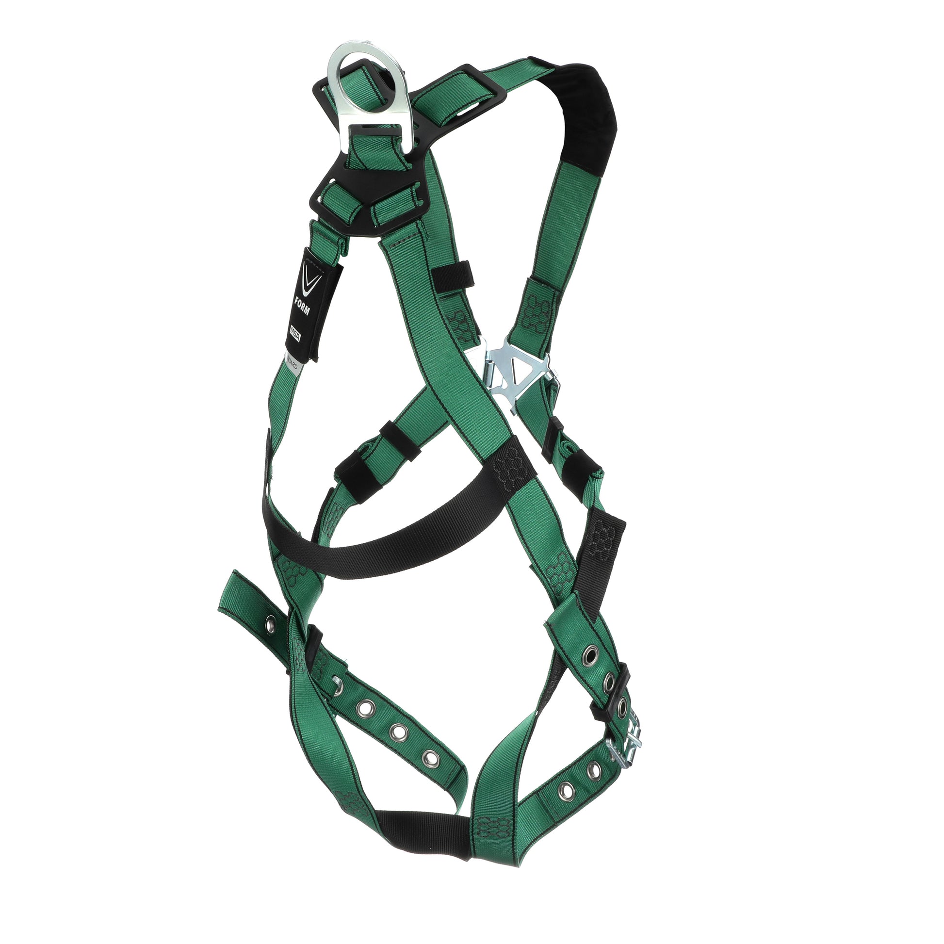MSA V-FORM Harness w/Back D-Ring - Tongue Buckle Leg Straps - Extra Small - 10196702