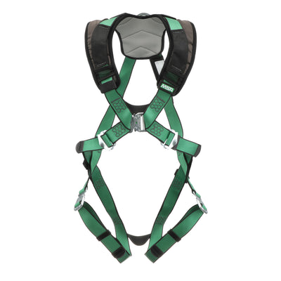MSA V-FORM+ Harness w/Back D-Ring - Quick Connect Leg Straps - Super Extra Large - 10206103
