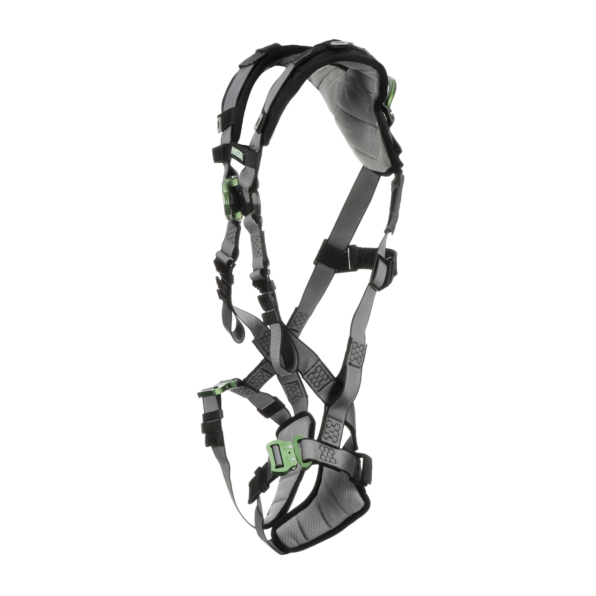 MSA V-FIT Harness w/Back D-Ring - Quick-Connect Leg Straps - Shoulder & Leg Padding - Standard - 10194945