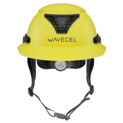 Hardknock Resolve - Full Brim - Class C - Type 2 Safety Helmet - Vented - Yellow - 100-0-730