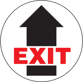 EXIT - ARROW PREMIUM ANTI-SLIP FLOOR DECAL